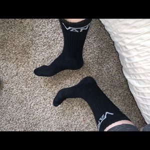 Worn skater socks